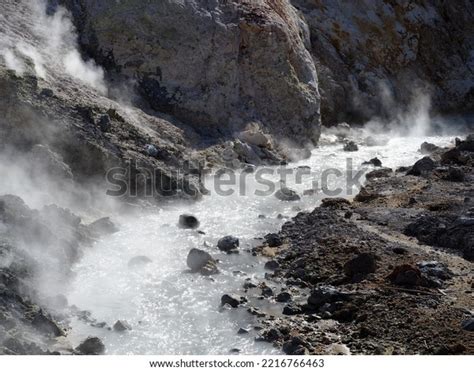 Hot Springs Healing Waters Japans Onsen Stock Photo 2216766463