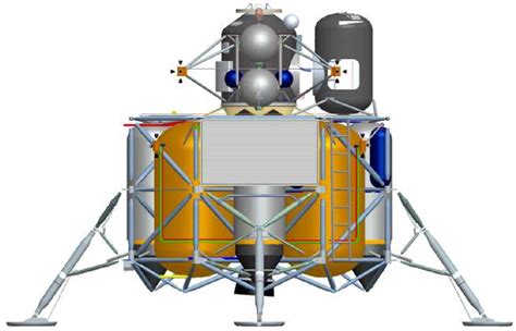 Figure 1 From Lunar Lander Ascent Module Configuration And Propulsion