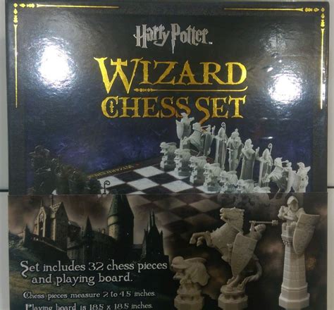 Harry Potter Wizard Chess Set!! BRAND NEW BOX, Noble Collection!!! Free ...
