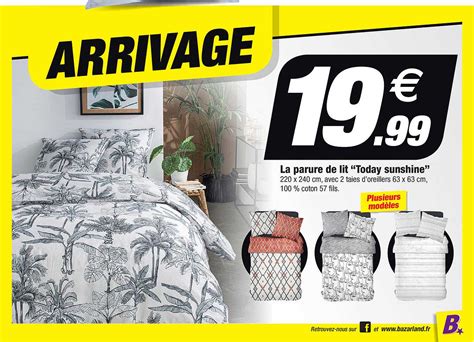 Promo La Parure De Lit Today Sunshine Chez Bazarland Icatalogue Fr