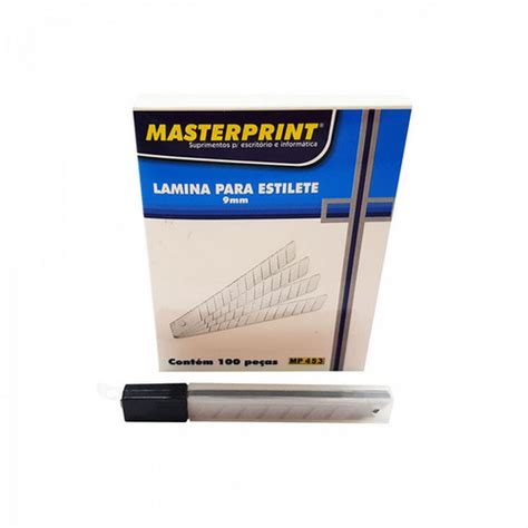 LAMINA PARA ESTILETE MASTERPRINT 18MM C 10 UND Della