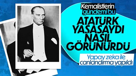 Atatürk ün yapay zeka ile güncel görünümü