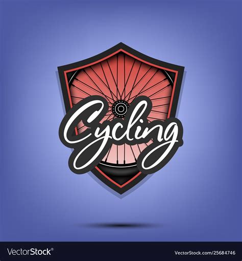 Cycling logo design template Royalty Free Vector Image