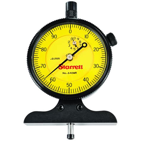 640MJZ Starrett Dial Depth Gage Range 0 10mm Collins Tools Welding