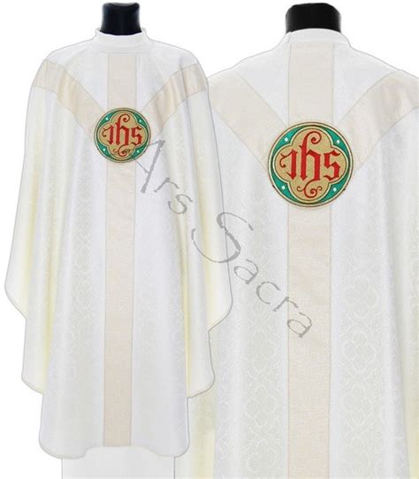 Semi Gothic Chasuble Gy K Cream Unlined All Products