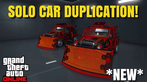 NEW SOLO CAR DUPLICATION GLITCH SUPER EASY GTA 5 ONLINE YouTube