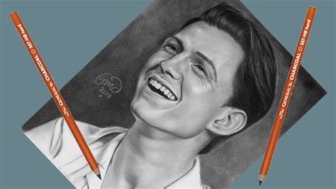 Tom Holland Pencil Drawing