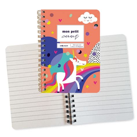 Carnet Licorne