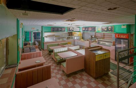 Abandoned Vintage Diner Uncovered With Condiments And Coffee Left Out