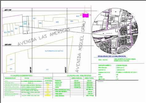 Plano De Ubicacion Modelo En Autocad Cad 142 39 Kb Bibliocad