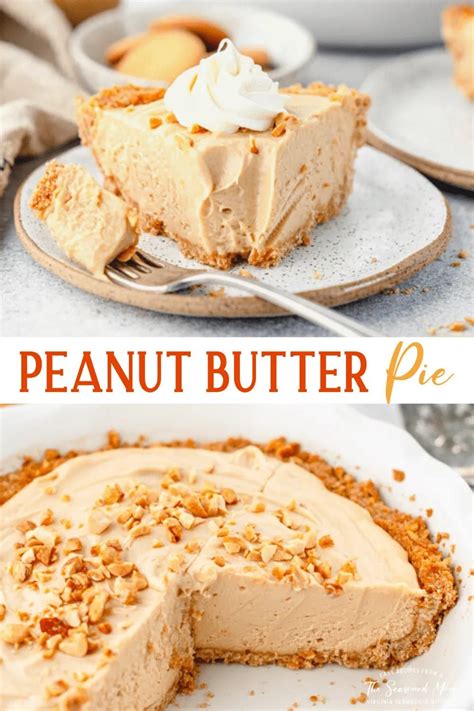 Old Fashioned Peanut Butter Pie No Bake The Seasoned Mom Receta