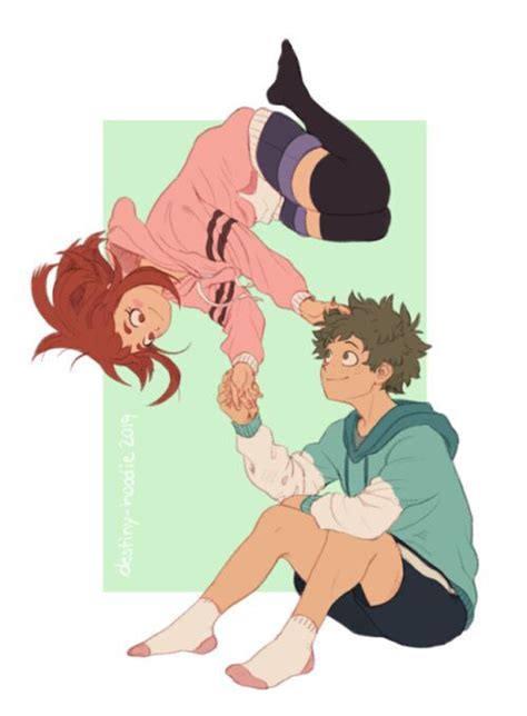 Imagenes Izuku X Ochako 💚🌸 Parejas De Anime Parejas Anime Bonitas