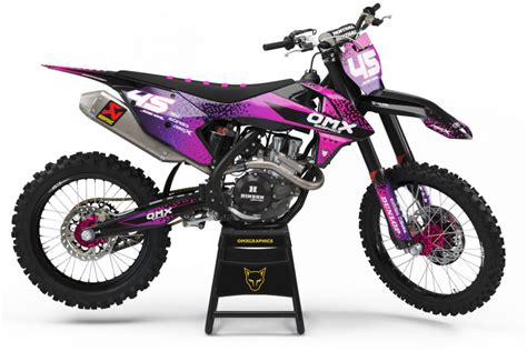 Graphics For Ktm Pixel Pink Omxgraphics Fully Customisable