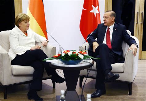 Tensions Over Migrant Deal As Merkel Eu Officials Head To Turkey