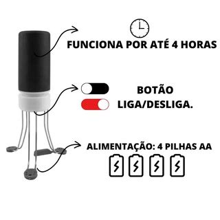 Misturador automático para cremes molhos e sopas Shopee Brasil