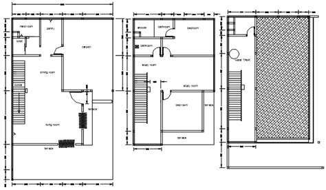 Electric Layout Plan Of The House In Dwg File Which Provides Detail Of