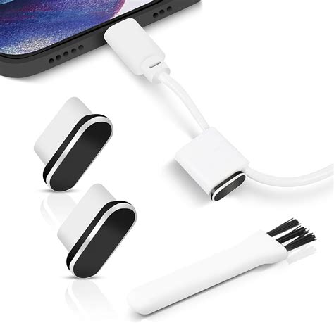 Buy PortPlugs USB C Dust Plugs 2 Pack Compatible With Samsung Galaxy