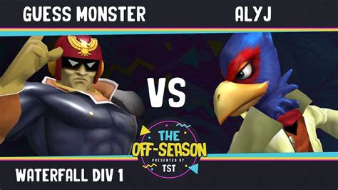 The Off Season Waterfall Div 1 GUESS MONSTER Captain Falcon VS