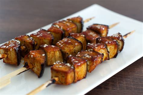 Honey And Soy Glazed Aubergine Skewers Michiel S Kitchen