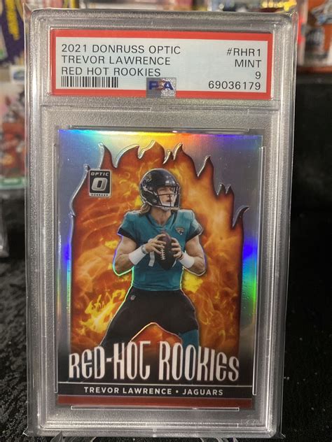 Donruss Optic Trevor Lawrence Red Hot Rookies Rc Psa Mint