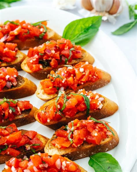 Easy Bruschetta A Couple Cooks