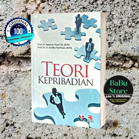 Jual Buku Teori Kepribadian Syamsu Yusuf Ln And A Juntika Nurihsan Rosda Original Shopee