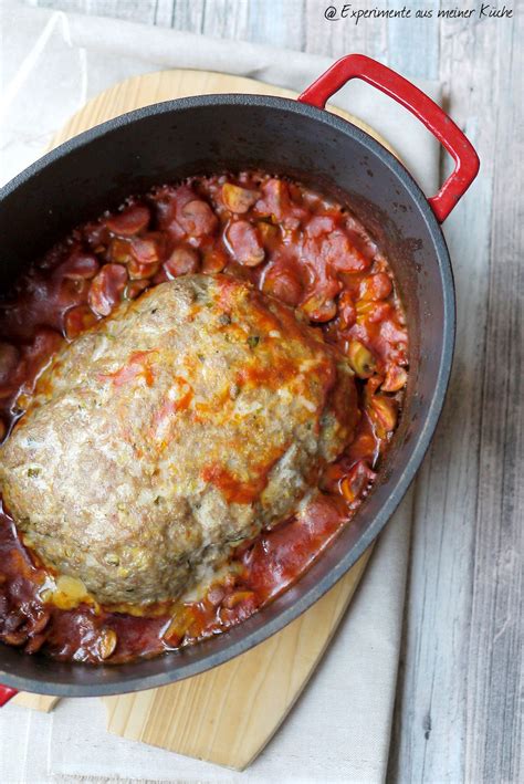 Experimente Aus Meiner K Che Hackbraten Mit Tomatenso E Blogevent