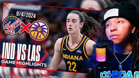 Indiana Fever Vs Los Angeles Sparks Full Game Highlights Youtube