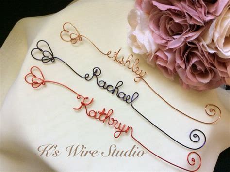 A Custom Wire Bookmark A Personalized Wire Name Bookmark Etsy Wire