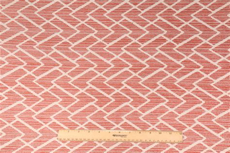 Barrow M Chenille Upholstery Fabric In Salmon