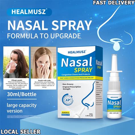 Nasal Spray Chronic Rhinitis Sinusitis Spray Rhinitis Original Herb Medicine Fast Effect 30ml