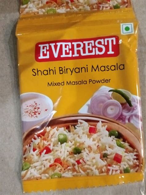 8g Everest Biryani Masala Powder Packaging Type Pouch At Rs 10 Pack