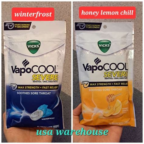 Promo Vicks Vapocool Severe Max Strength Soothe Sore Throat Drops