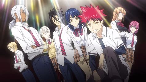 Food Wars Meeting The New Elite 10 Council Of Totsuki Teahouse Kojir Shinomiya Hd Wallpaper