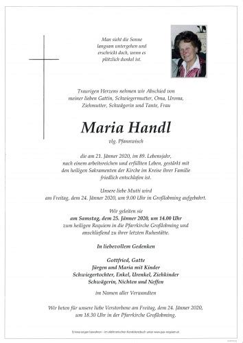 Parte F R Maria Handl Vlg Pfannwisch Pax Requiem