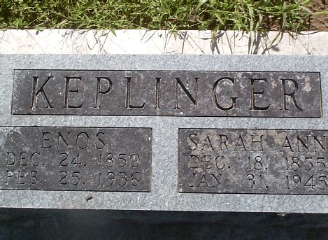 Enos Keplinger 1850 1936 Memorial Find A Grave