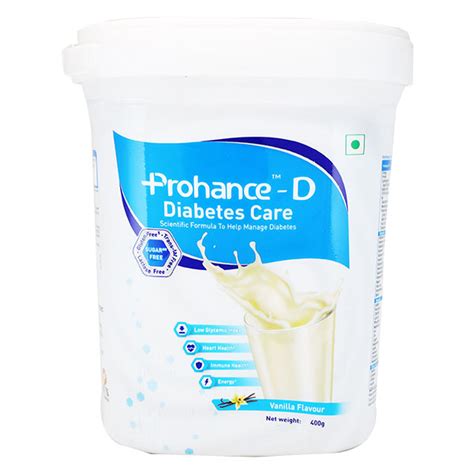 Buy Prohance D Diabetes Care Sugar Free Vanilla Flavour Powder Gm