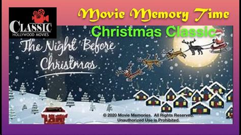 Movie Memory Time The Night Before Christmas Short Film Youtube