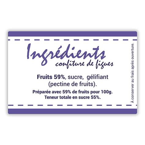 Contre Étiquettes Confiture Fruité Mes Chouettes Étiquettes