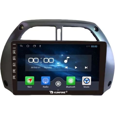 Android 10 Autoradio Voiture Navigation Stéréo Lecteur Multimédia Gps