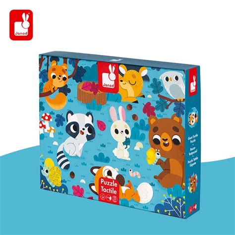 Puzzle tactile les Animaux de la Forêt par Janod MaloJouets