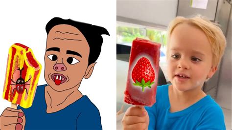 Chris And Niki Explore Moms Ice Cream Truck Drawing Meme Vlad And Niki Youtube