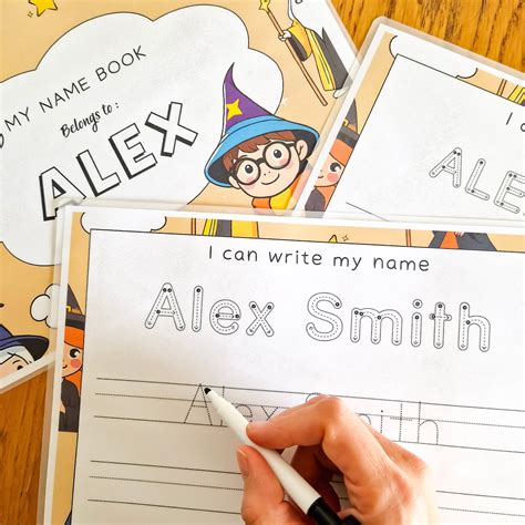 My Custom Personalized Printable Name Tracing Worksheet For Kids Name