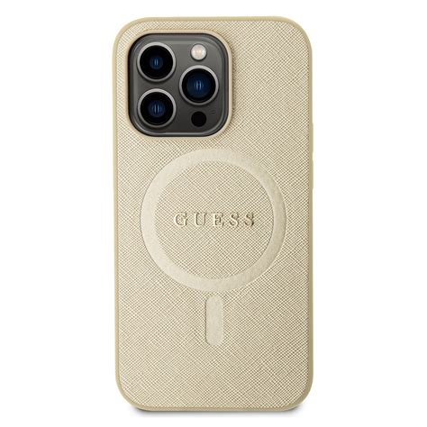 Maska Futrola Guess Hc PU Saffiano Magsafe Za IPhone 15 Pro 6 1 Bez