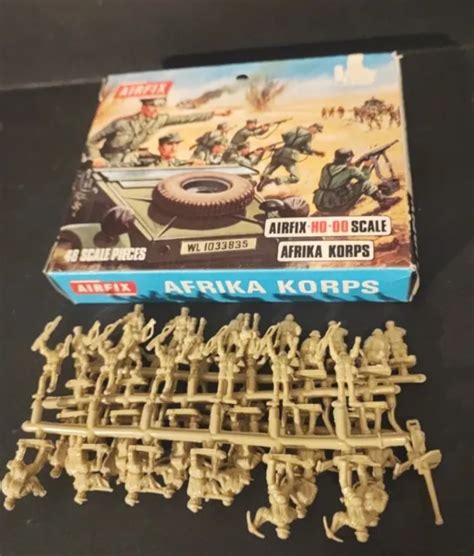 Bo Te Neuve Soldats Anciens Airfix Afrika Korps Ww Figurines