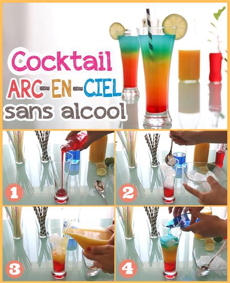 Le cocktail arc en ciel est une boisson très prisée dans les bars et