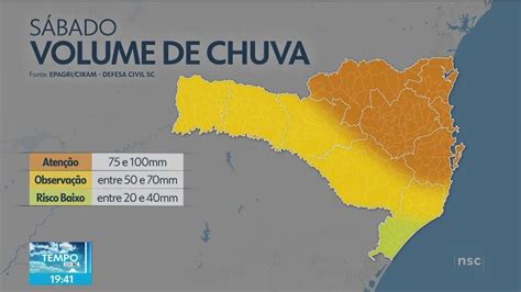 Chuva Intensa E Volumosa Atinge Sc Neste Sábado E Defesa Civil Alerta