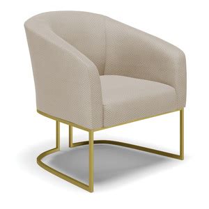 Poltrona Stella Veludo Luxo Base Metálica Industrial Dourado D rossi