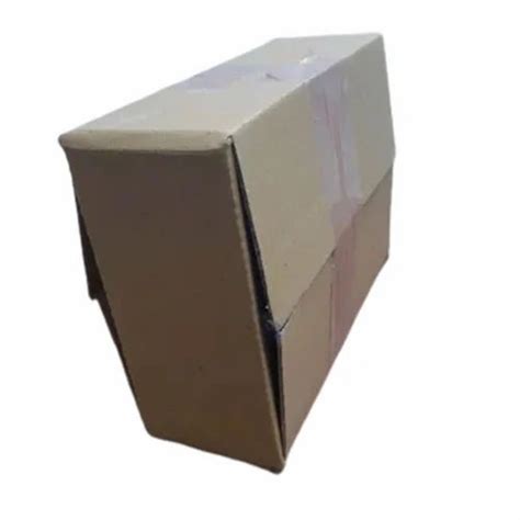 3 Ply Brown Rectangular Corrugated Box At Rs 8piece 3 Ply Box In