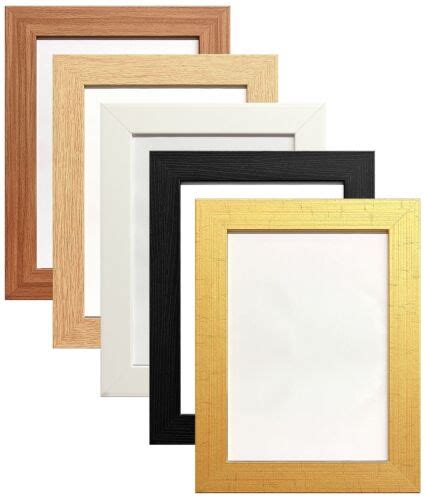 Modern Frames Wood Finish Photo Picture Poster Frame Large Multiple